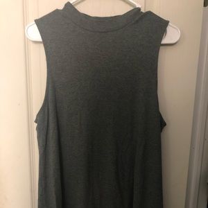 Turtle neck sleeveless dress